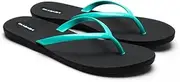 [Okabashi] Women's Shoreline Flip Flop | Sculpted Footbeed for All-Day Comfort | Slip-Resistant & Waterproof | Sustainably Made in the USA