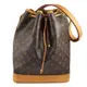 【8成新】Louis Vuitton LV M42224 Monagram時尚經典水桶包.大#490現金價$16,800