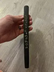 Scotty Cameron Black Dancing Gold Letters Putter Grip - Brand New