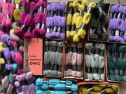 Vintage Laine Tapisserie DMC Yarn Pure Wool 50 Skeins Many Colors Tapestry Lot