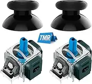 LONGYI TMR Elektromagnetische Joysticks für Switch Pro Controller, Anti Drift Präzise Stick Ersatz mit Langer Haltbarkeit, Inklusive Ergonomischer Thumbstick Kappen