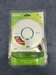 Sony D-FJ041 Walkman Portable CD Player AM/FM Tuner Music NIB White u-1C