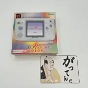 SNK NeoGeo Pocket Color Console Clear White Neo Geo Japan Box New