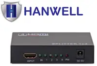 在飛比找PChome24h購物優惠-HANWELL HS-M104 HDMI 影音訊號分配器