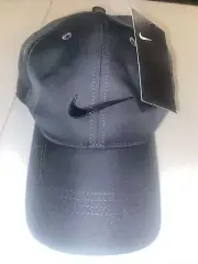Nike Dri-Fit Golf Adjustable Swoosh Hat - Anthracite/Black With Company On Side