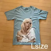 Billie Eilish Happier Than Ever Official T-Shirt Size L Justin Bieber Nirvana