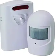Bunker Hill Security Wireless Driveway Alert System 400 Feet Range, White, Motion Sensor