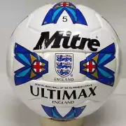 RARE* Mitre Ultimax England | official match ball 90's| Size 5