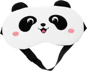 MUCKLILY Cute Plush Cartoon Eye Mask for Sleeping Panda Design Sleep Cover Eye for for Travel Indoor and Outdoor Use