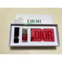 在飛比找蝦皮購物優惠-Dior 🔥全新專櫃  禮盒組（999正紅色指甲油+999迷