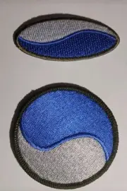 Yin Yang ying tao Patch Est. 2.5" Logo Sew Ironed On Badge Embroidery Patch
