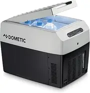 [Dometic] Tropicool TCX 14 Portable Electric Cool Box for 12/24 and 230 V Connection, 14 Litres, for Car, Truck, Boat, Motorhome and Socket, Grey