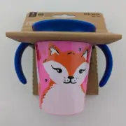Munchkin Miracle 360 Degree Cup Red Fox 177ml BPA Free 6m+ Handles Trainer NEW