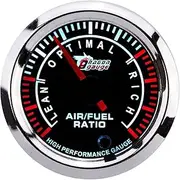 Car Tachometer 52mm Boost, Water Temperature, Oil Temperature, Oil Pressure, Voltage, Air-Fuel Ratio, Temperature Gauge (Color : Air-Fuel Ratio Table)