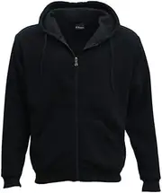 [Zmart Australia] Adult Unisex Zip Plain Fleece Hoodie Hooded Jacket Mens Sweatshirt Jumper XS-8XL
