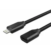 1m Lightning Extension Cable For Iphone Ipad, Iphone Extension Cable Apple Mfi Certified Female To Male Connector Pass Audio Video Music Data Transfer
