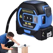 [Generic] Infrared Measuring Tape | Infrared Tape Measure,Self-Locking Measurement Tool with Ed Display for Foundation Installation