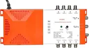 Mingzhe Professional 8 Way Distribution Amplifier wi IRS Loop-Through Terrestrial TV and Radio Distribution Amplifier 87-2350MHz TV Antenna Low Noise High Gain for Indoor Use