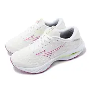 Mizuno Wave Inspire 20 Super Wide White Purple Women Running Shoes J1GD2446-24