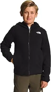 [THE NORTH FACE] Teen Glacier Full Zip Hooded Kids Fleece, TNF Black