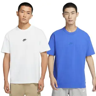 【現貨下殺】Nike 男裝 短袖上衣 純棉 寬鬆 厚磅 白/藍【運動世界】DO7393-100/DO7393-480