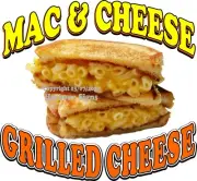 Mac & Cheese Grilled Cheese DECAL (CHOOSE SIZE) Food Truck Concession Sticker
