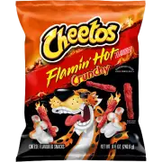 Cheetos Crunchy Flamin' Hot Cheese Flavored Snack Chips 9 oz, - (1 Pack)