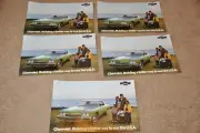 1972 Chevrolet Dealer Sales-Showroom Brochure Poster Lot 5 Impala Bel Air 11x17"