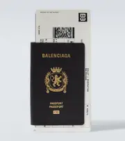 [Balenciaga] Balenciaga Passport Long leather wallet One Size black