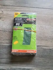 5 Packs Of 5 Gator 4981 80 Grit Medium Refill Sanding Sheet Hook And Loop Block