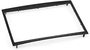 QASULER Car Dash Mount Trim Kit Universal Frame 178x102MM Easy Installation Radio Panel Navigation Black Car Radio Dashboard Panel