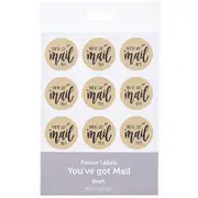 You've Got Mail Stickers Kraft 24 Pack