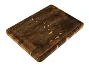 Acacia Wood End Grain Cutting Board With Juice Groove