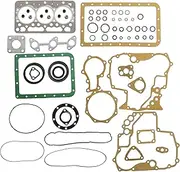D722 Full Gasket Kit Set with Head Gasket Fit for Kubota D722 3D66 with BX1830D B7400HSD K008 F1900E ZD21F J108 GR2100 for Bobcat 316 322 320 453 MT50 MT52 Replace#15362-0331-1 Overhaul Kit STD