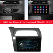 9'' Android 10.1 Car Radio Stereo GPS Player For Honda Civic Hatchback 2006-2011
