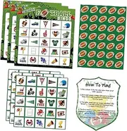 rockible 24 Football Bingo Game Card Holiday Game for Classmates Adults Friends
