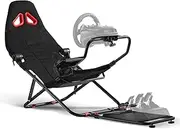 RACGTING Racing Simulator Cockpit for G920 G29 G923, Foldable Racing Simulator for Thrustmaster T248X T248 T300 T150 458 TX Xbox PS5 PS4 PC (Black)