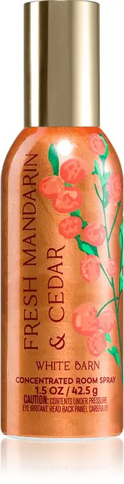 Bath & Body Works Fresh Mandarin & Cedar Room Fragrance 42.5 G