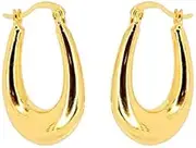 [Generic] Spiral Hoop Earrings For Women Piercing Earring Jewelry