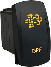 12V 20A / 24V 10A ON-Off Rocker Switch DPF 6C87O Universal fits Toyota Nissan Holden Mitsubishi Ford Amarok etc. Dual LED in Amber