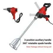 2000W Electric Drill Mixer with Spade Handle for Concrete Mixing and Post Hole