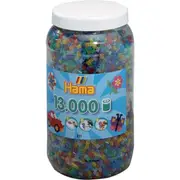 13000pc Hama Beads Glitter Mix Tub Kids/Children Building Activity Fun Toy 5+