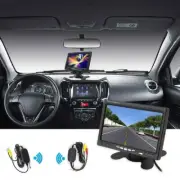 Universal 7" Car LCD Monitor Wireless + Reversing Camera Rear View Night Vision