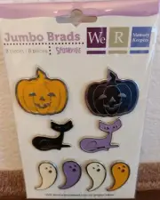 We R Memory Keepers Jumbo Brads for Crafts, Scrapbooking, Cards Halloween #48