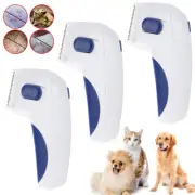 Electric Flea Comb for Dogs & Cats Pet Grooming Comb Safety Anti Tick Control