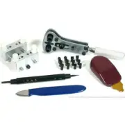 Screwback Watch Case Opener & Spring Bar Watchmaker Repair Tools 5Pcs