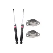 Pair Rear KYB Shock Absorbers Strut Mount Kit for Skoda Superb 3T TDI TSI 08-ON