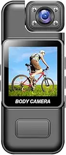 Lnqwhduu -M11 HD 4K WiFi Camera Digital Video Mini Handheld Law Enforcement Recorder 180° Rotatable Lens Outdoor Sports Camera
