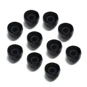 10 Rubber Earbud Cushion Tips Plug Replacement for LG HBS-1100 Platinum Earphone