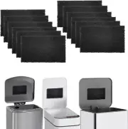 Xcivi Universal Trash Can Odor Absorbing Filters, Activated Charcoal Black
